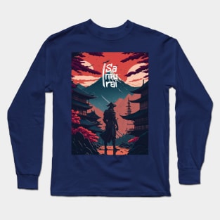 Futuristic Samurai: A Journey Through Time and Tradition Long Sleeve T-Shirt